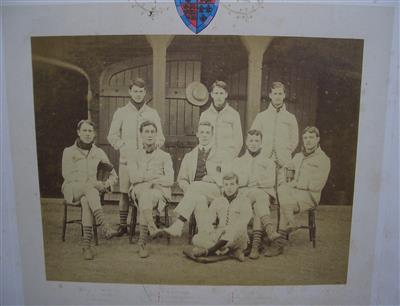 cc01251 Christ's 2nd Boat 1904 6.jpg; cc01251; Christ's 2nd Lent Crew 1904; Photograph